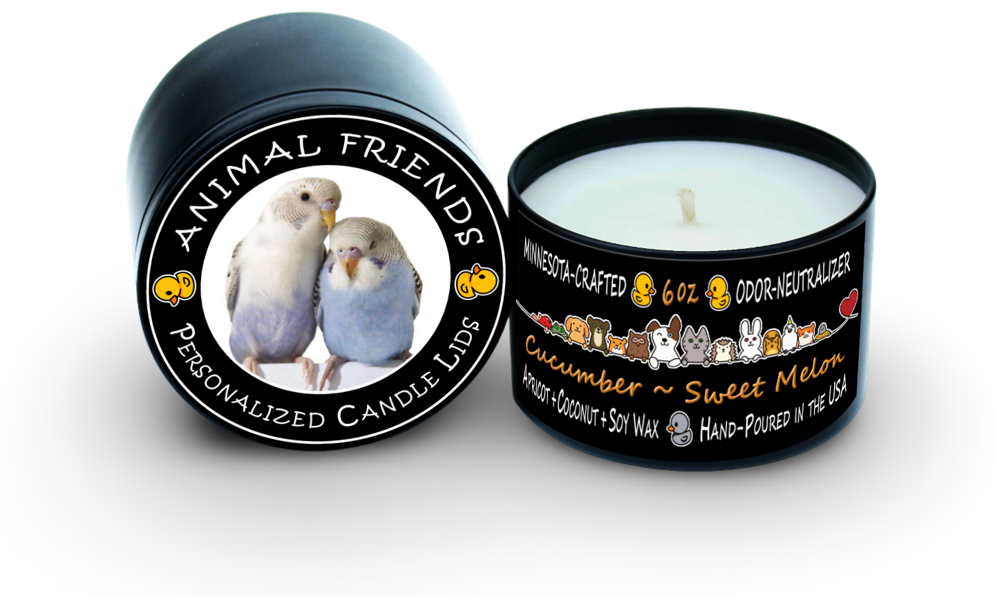 Animal Friends | Custom Lid Graphics | All Scents