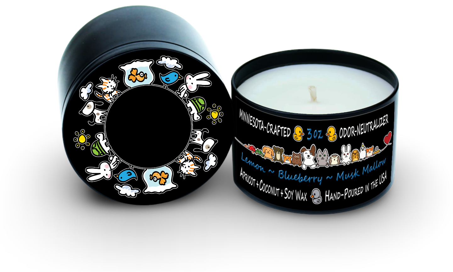 Animal Friends | Blue Duck | Blueberry ~ Lemon ~ Musk Mallow