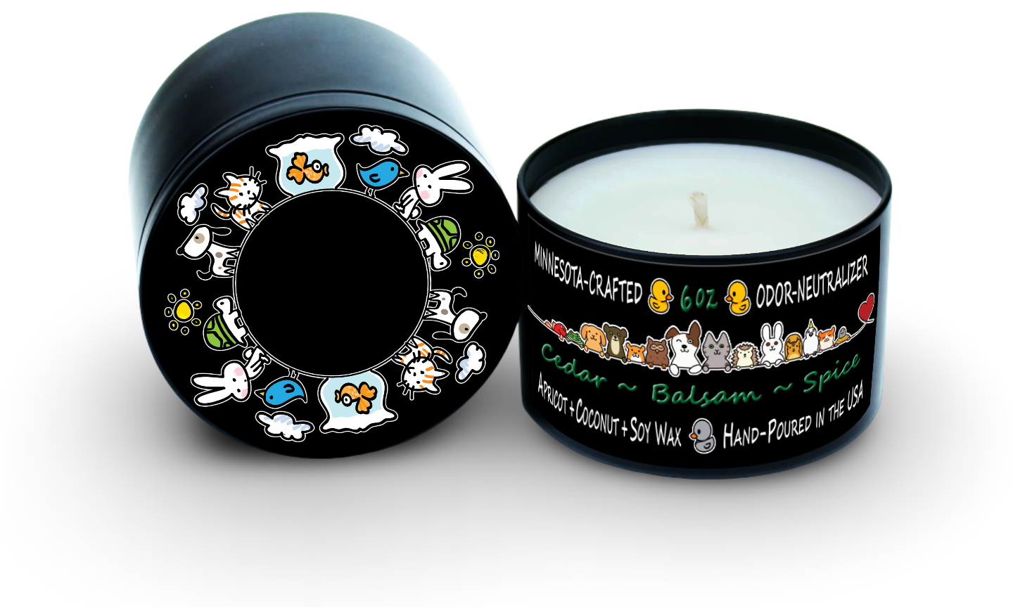 Animal Friends | Green Duck | Balsam ~ Cedar ~ Spice