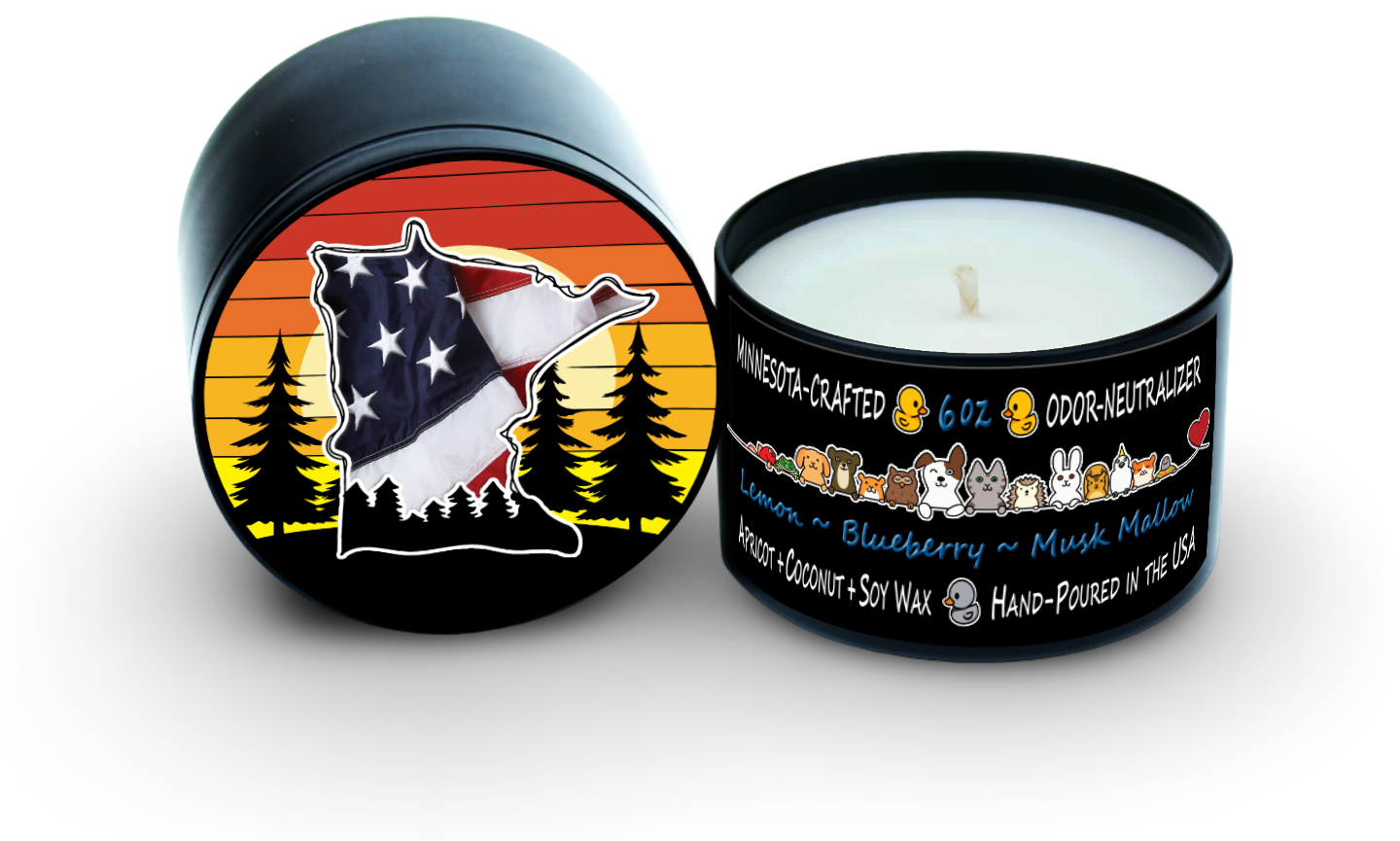 Animal Friends | Blue Duck | Blueberry ~ Lemon ~ Musk Mallow