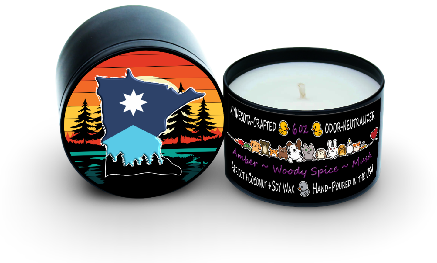 Animal Friends | Purple Duck | Woody Spice ~ Amber ~ Musk