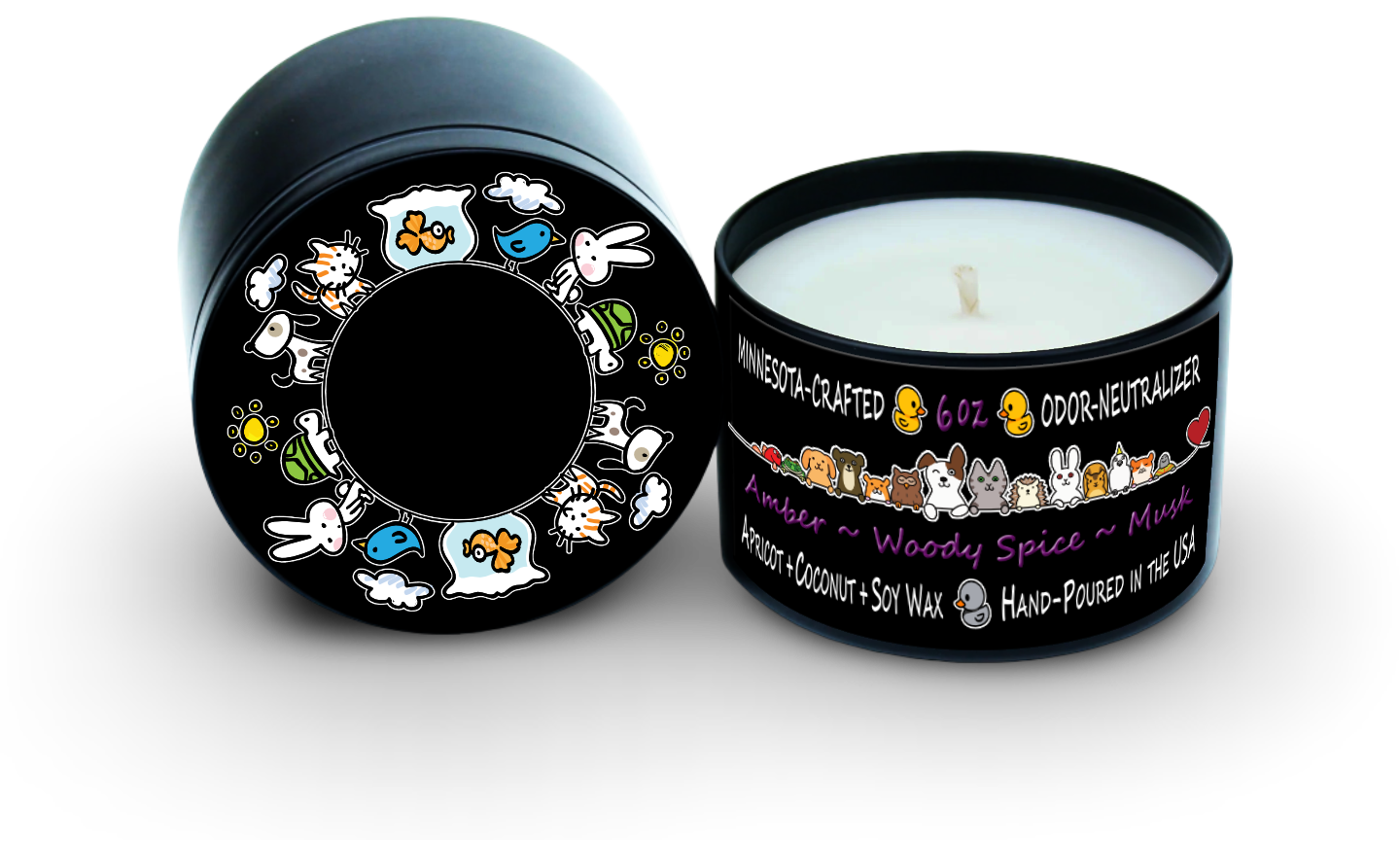 Animal Friends | Purple Duck | Woody Spice ~ Amber ~ Musk