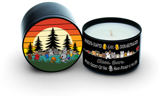 Animal Friends | Gray Duck | Clean Burn (Unscented)