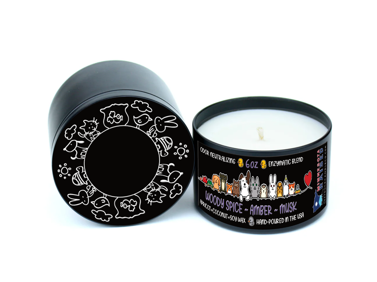 Animal Friends | Purple | Woody Spice ~ Amber ~ Musk