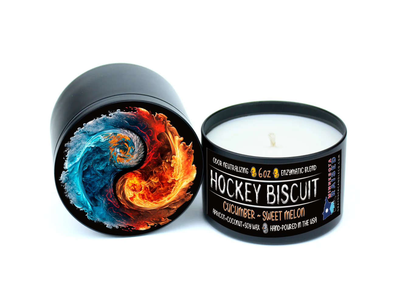Hockey Biscuit | Orange | Cucumber ~ Sweet Melon