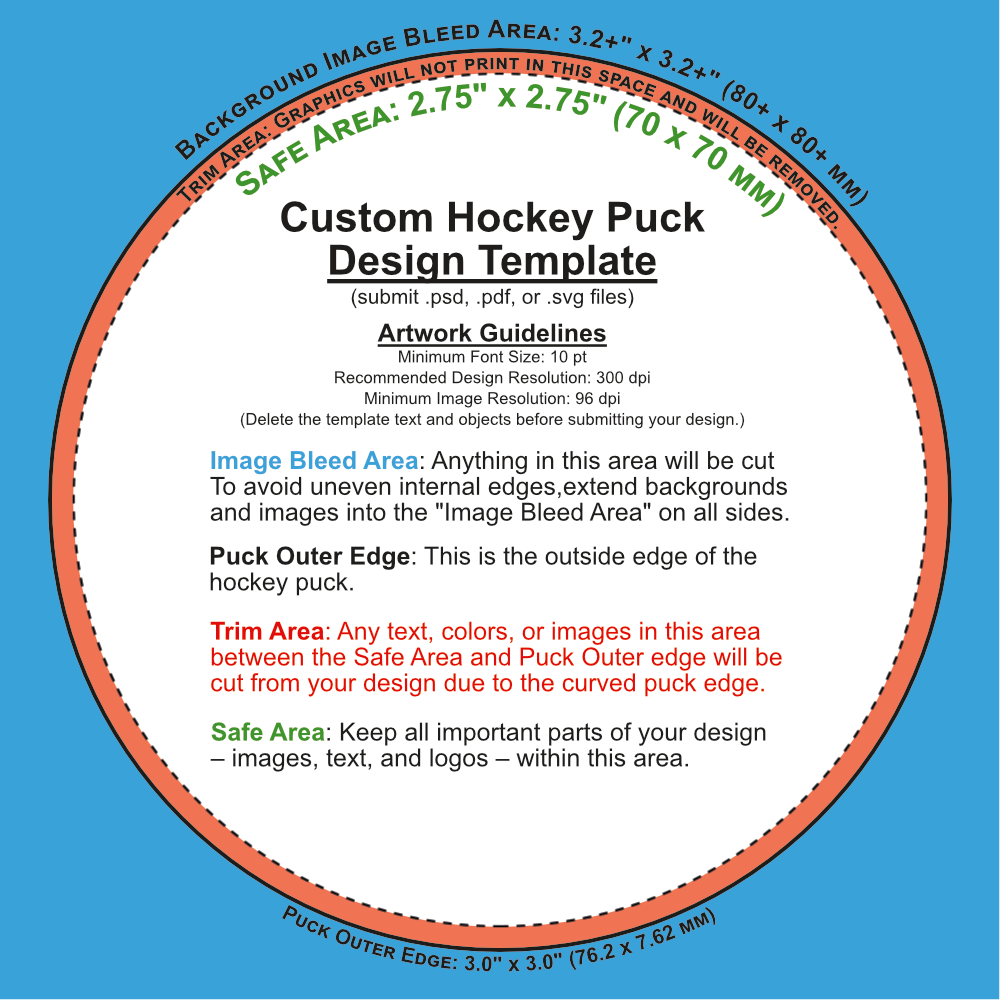 Custom Hockey Pucks